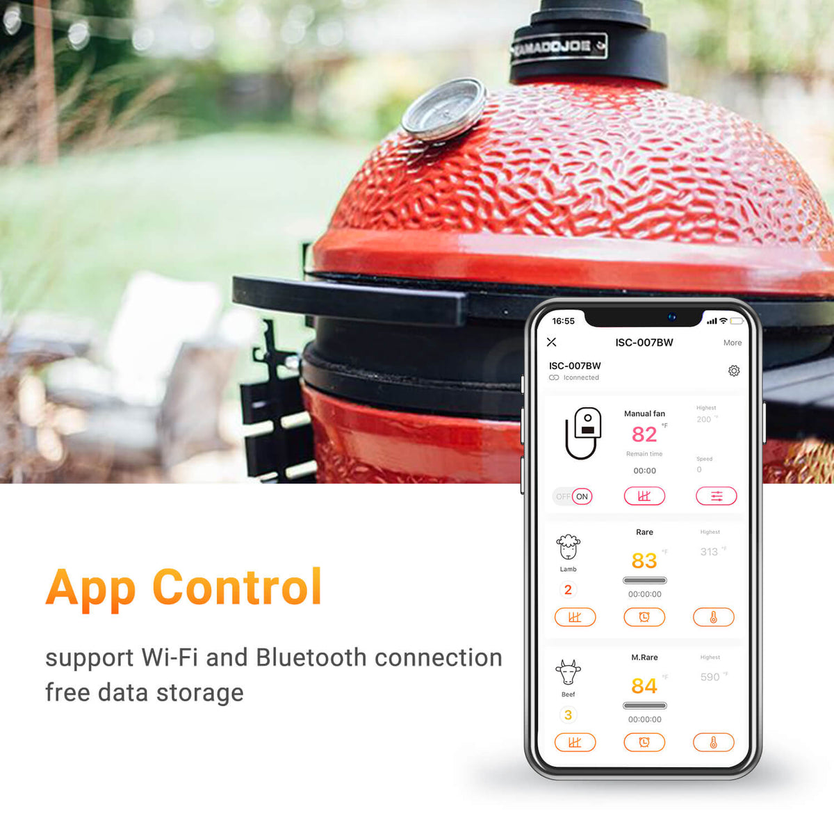 BBQ Smoker Temperature Control Fan Kit ISC - 007BW - INKBIRD