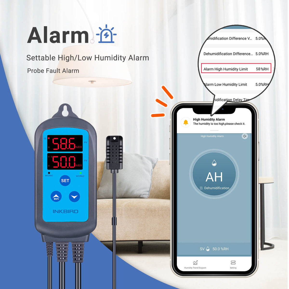 Digital Humidity Controller IHC - 200 Series - INKBIRD