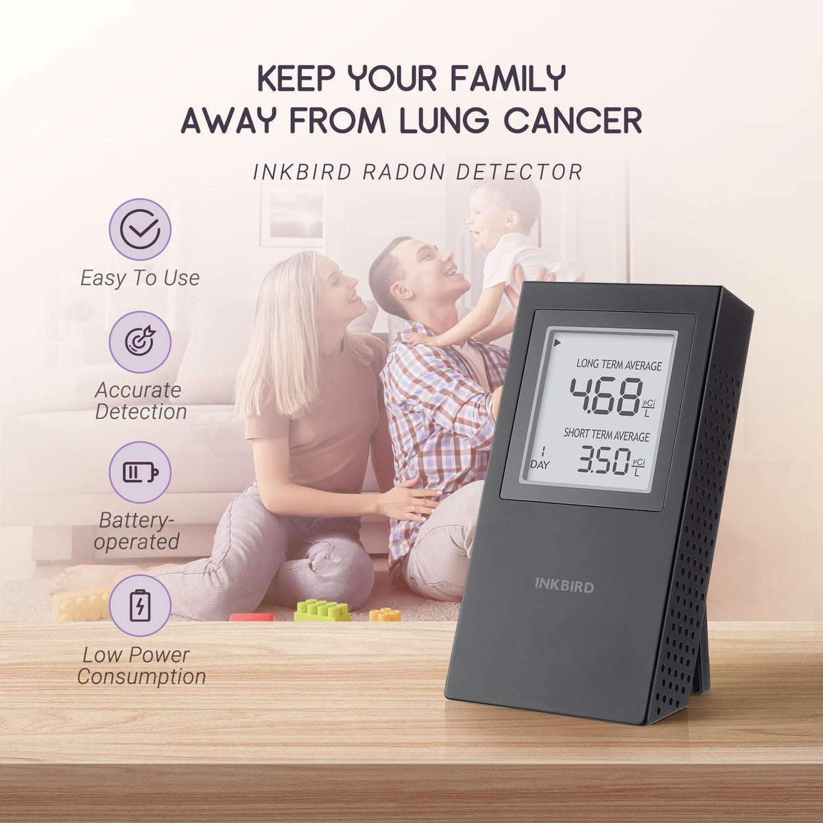 Radon Detector INK - RD1 - INKBIRD