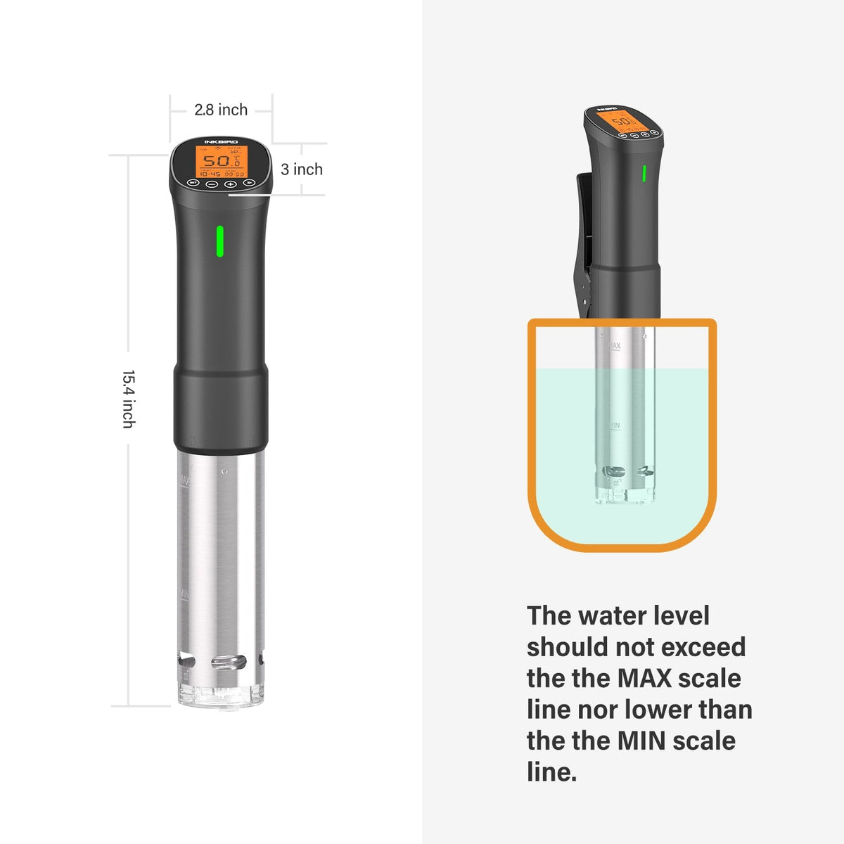 WiFi Sous Vide Cooker ISV - 200W - INKBIRD