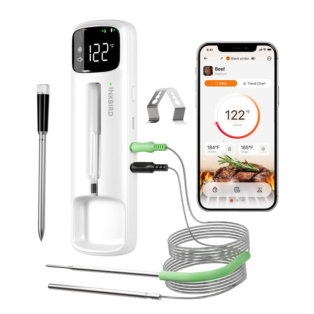 Wireless & Wired Dual-Use Meat Thermometer INDT-33-B