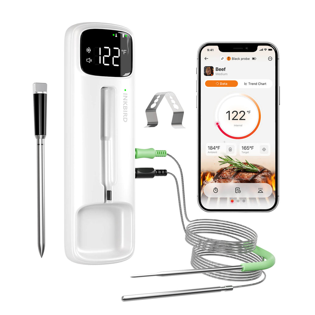 Wireless & Wired Dual-Use Meat Thermometer INDT-33-B