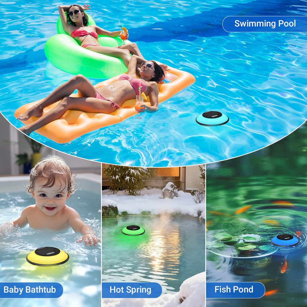 Solar Pool Thermometer IBS-P05R with Ambient Light