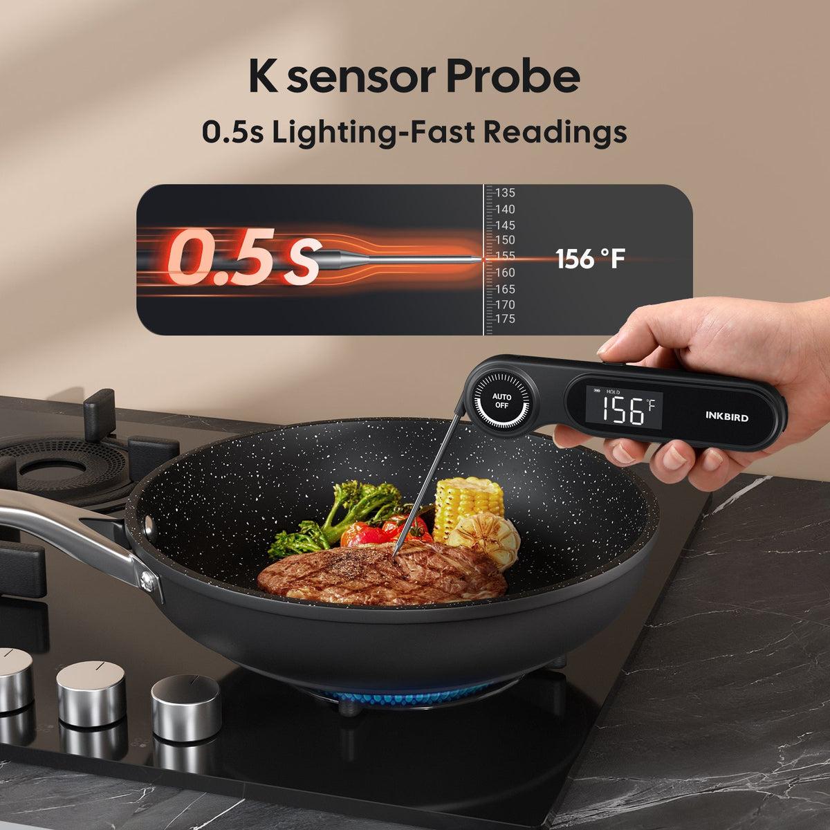 Instant Read Meat Thermometer IHT-21K