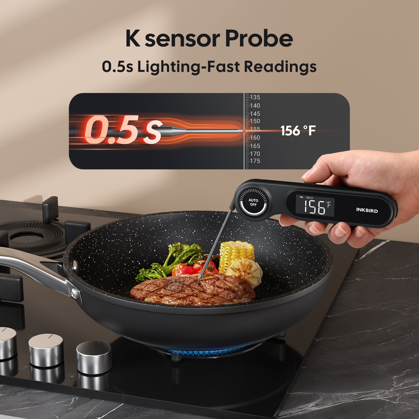 Instant Read Meat Thermometer IHT-21K