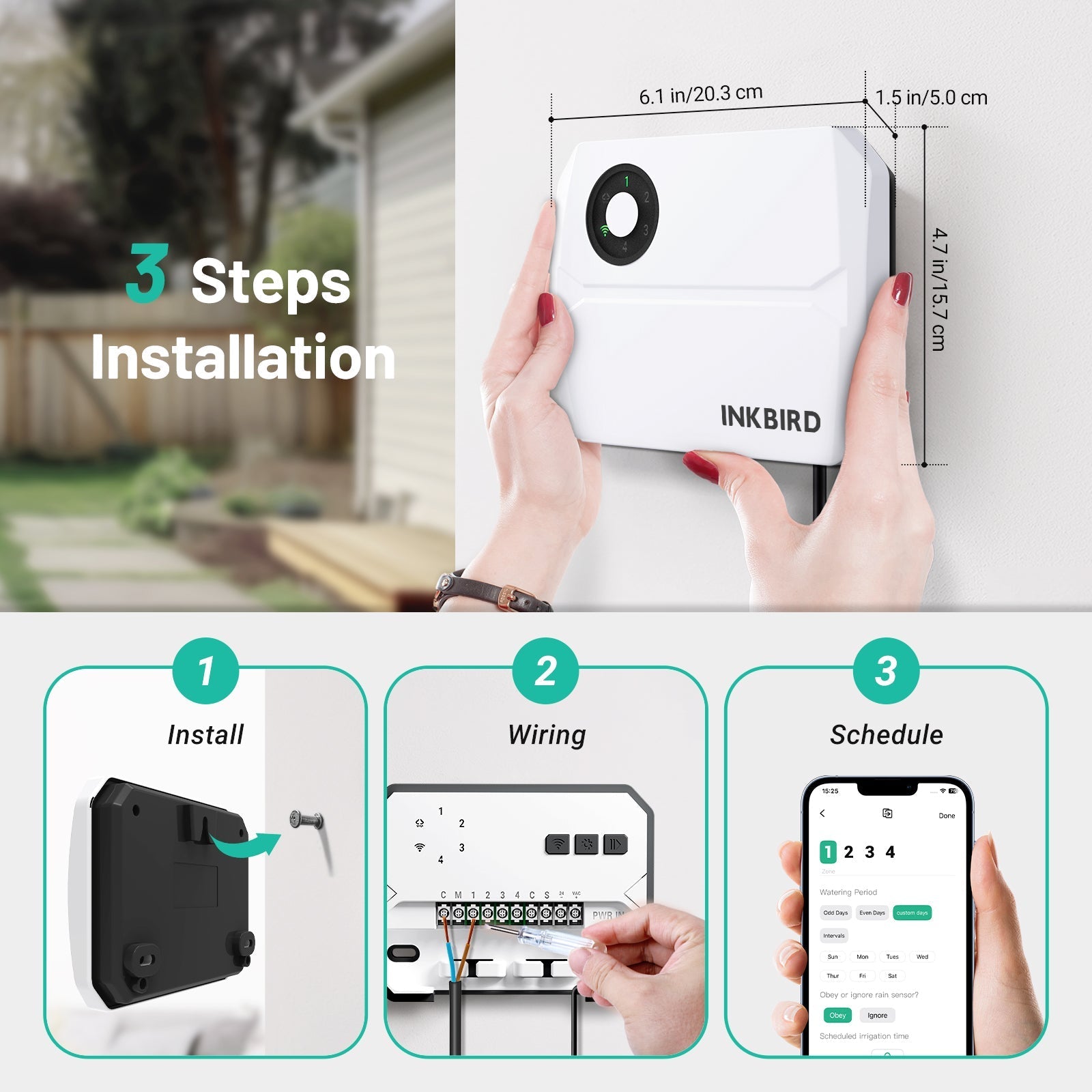 4 - Zone Sprinkler Controller IIC - 400 - WIFI - INKBIRD