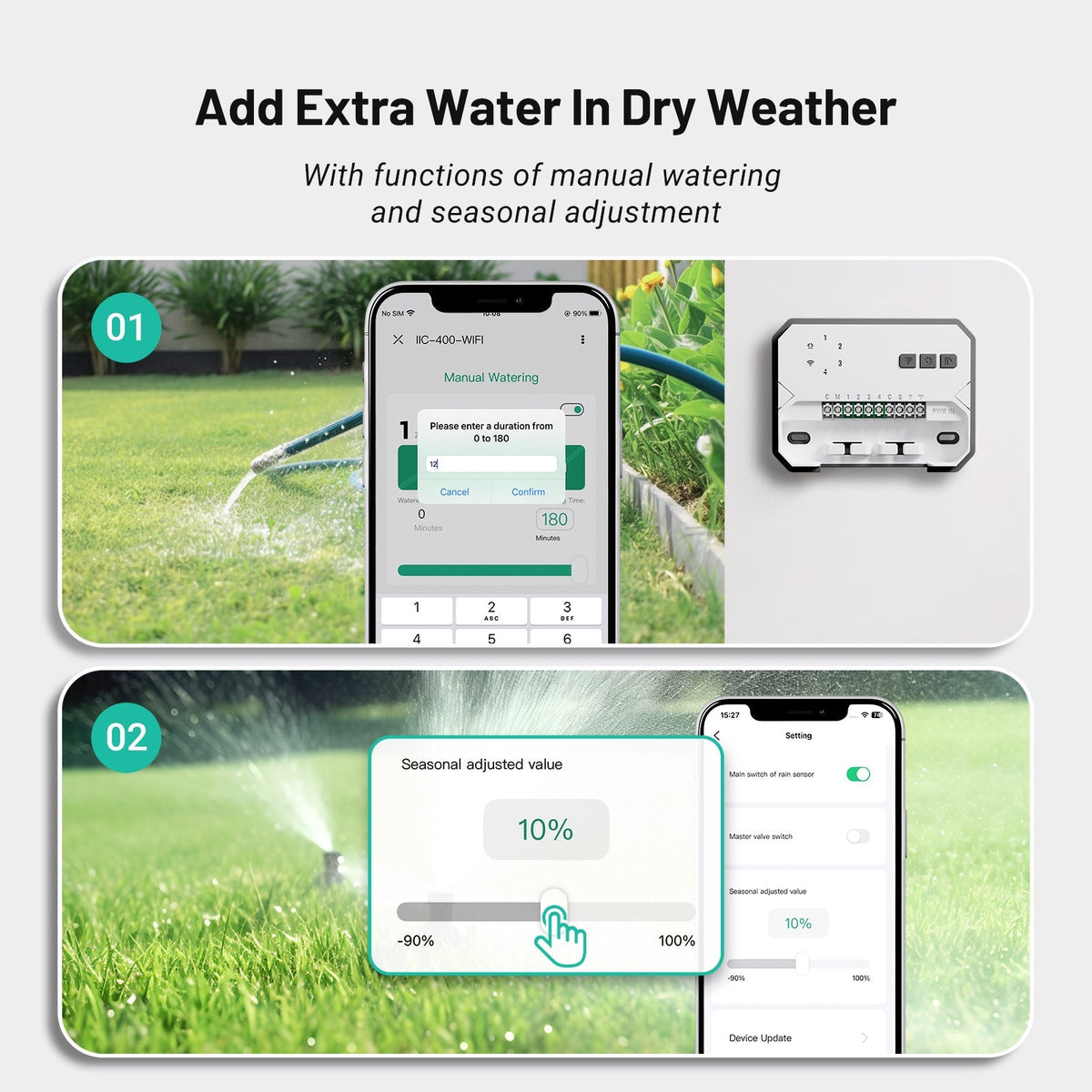4 - Zone Sprinkler Controller IIC - 400 - WIFI - INKBIRD