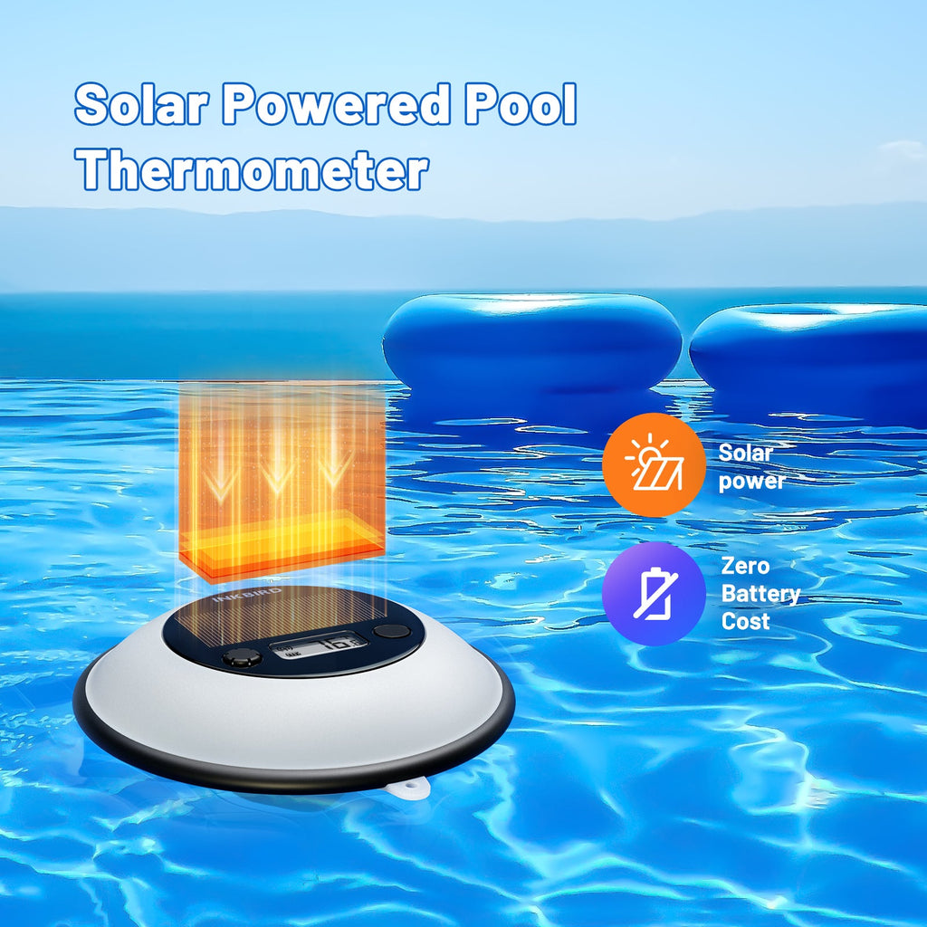 Solar Pool Thermometer IBS-P05R with Ambient Light