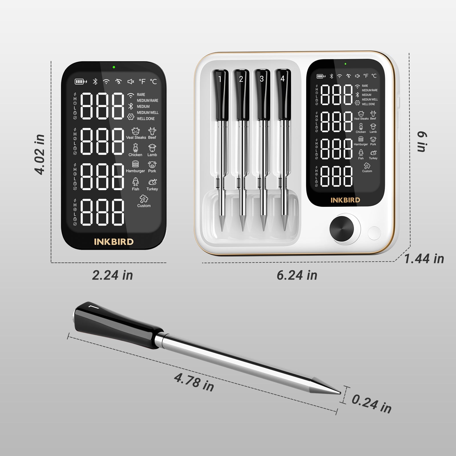 Meat Thermometer INT-14-BW