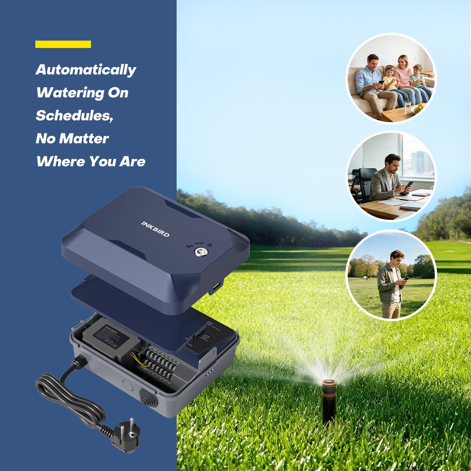 12-Zone Independent Control Sprinkler Controller IICO-1200-WIFI