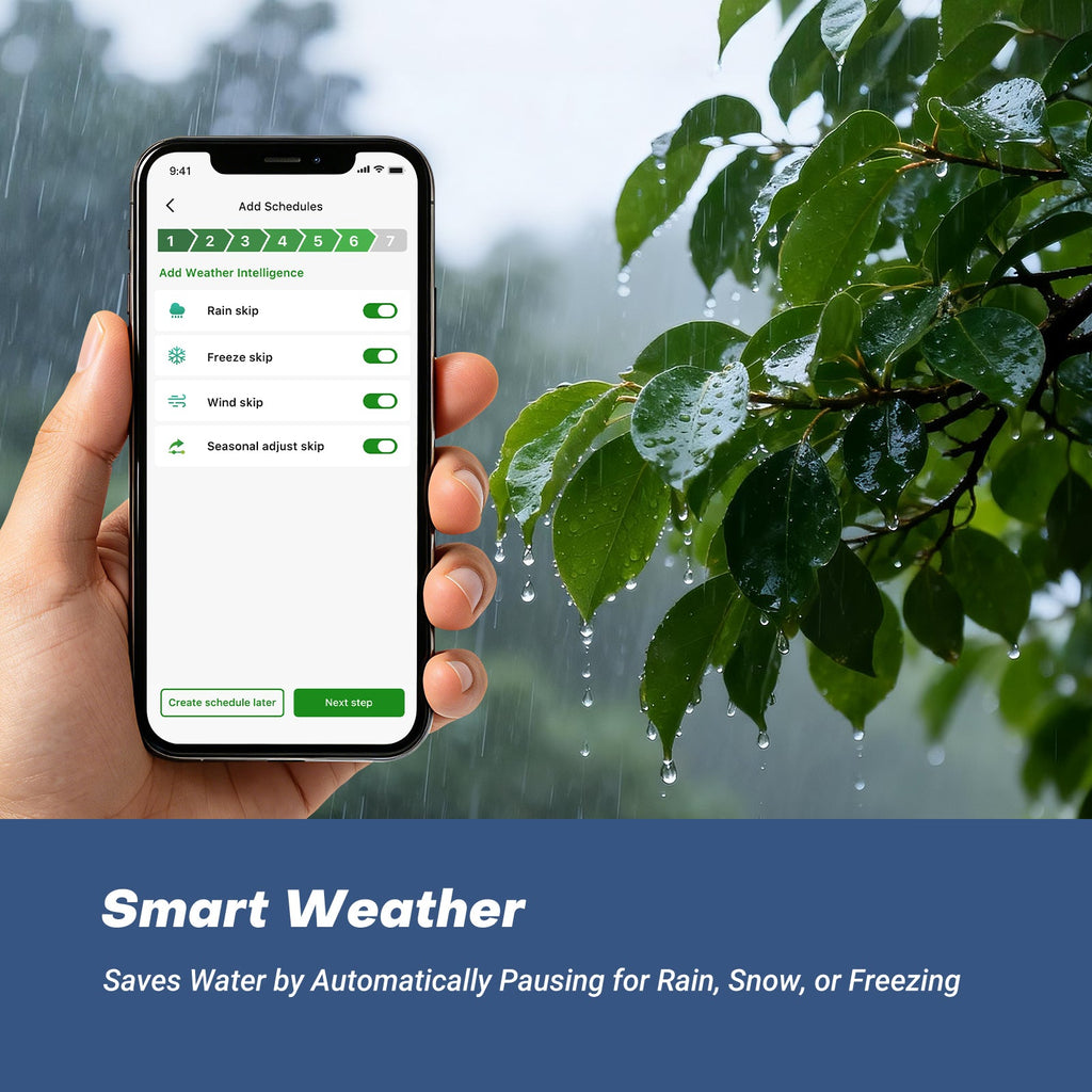 8-Zone Independent Control Sprinkler Controller IICO-800-WIFI