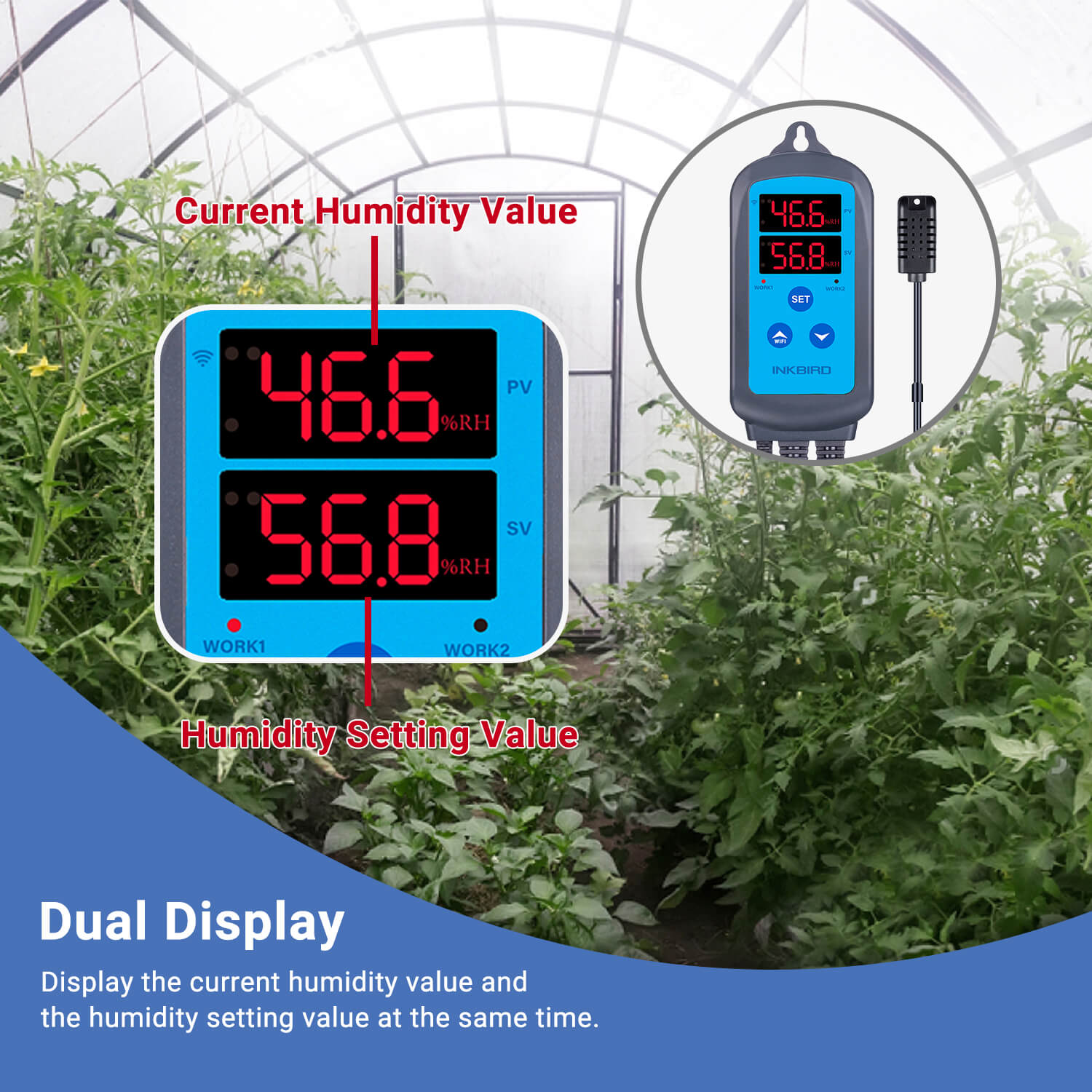 Digital Humidity Controller IHC - 200 - WIFI - INKBIRD