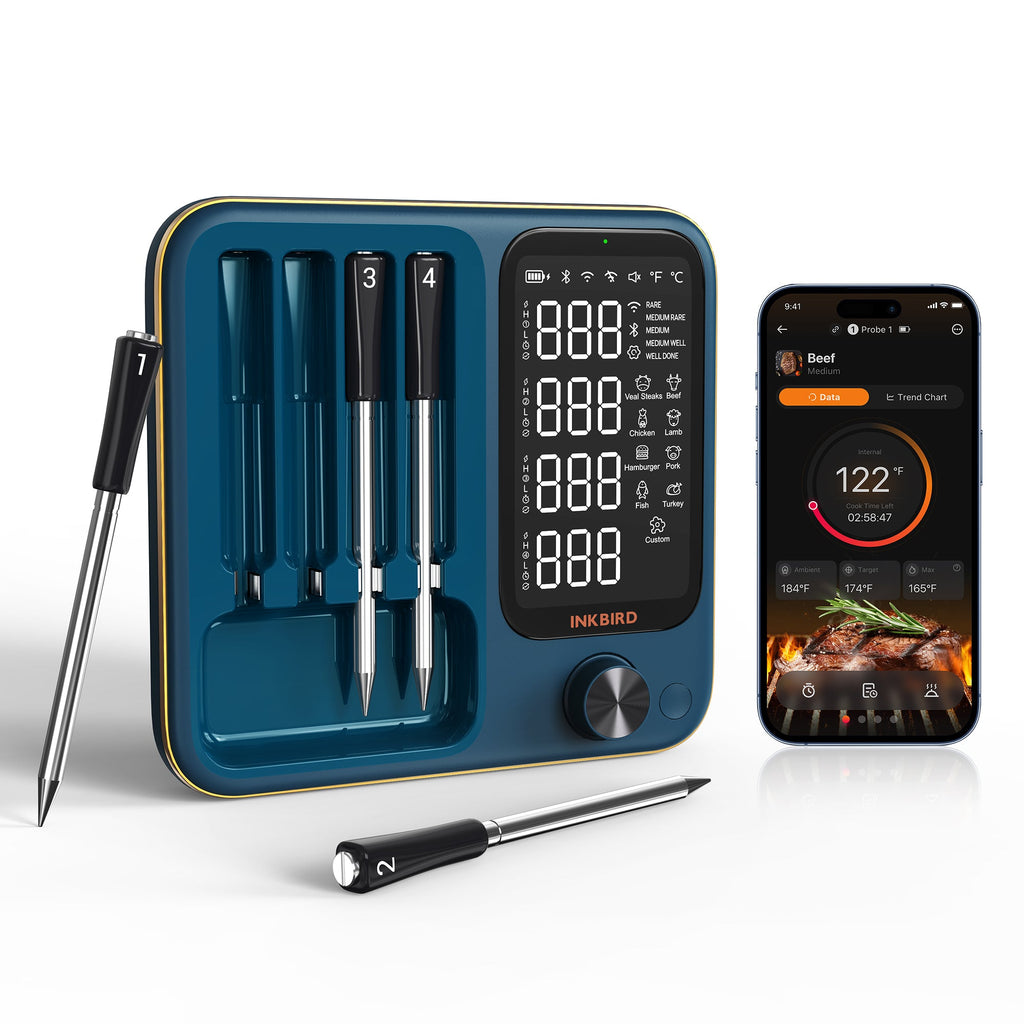 INKBIRD INT-14S-BW Smart Meat Thermometer with Phone