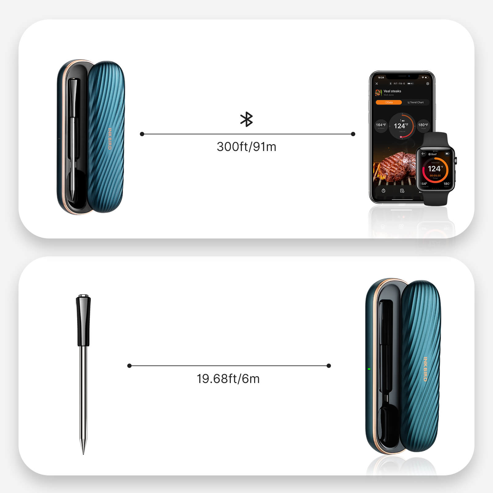 INT-11X-B Bluetooth Connection Range