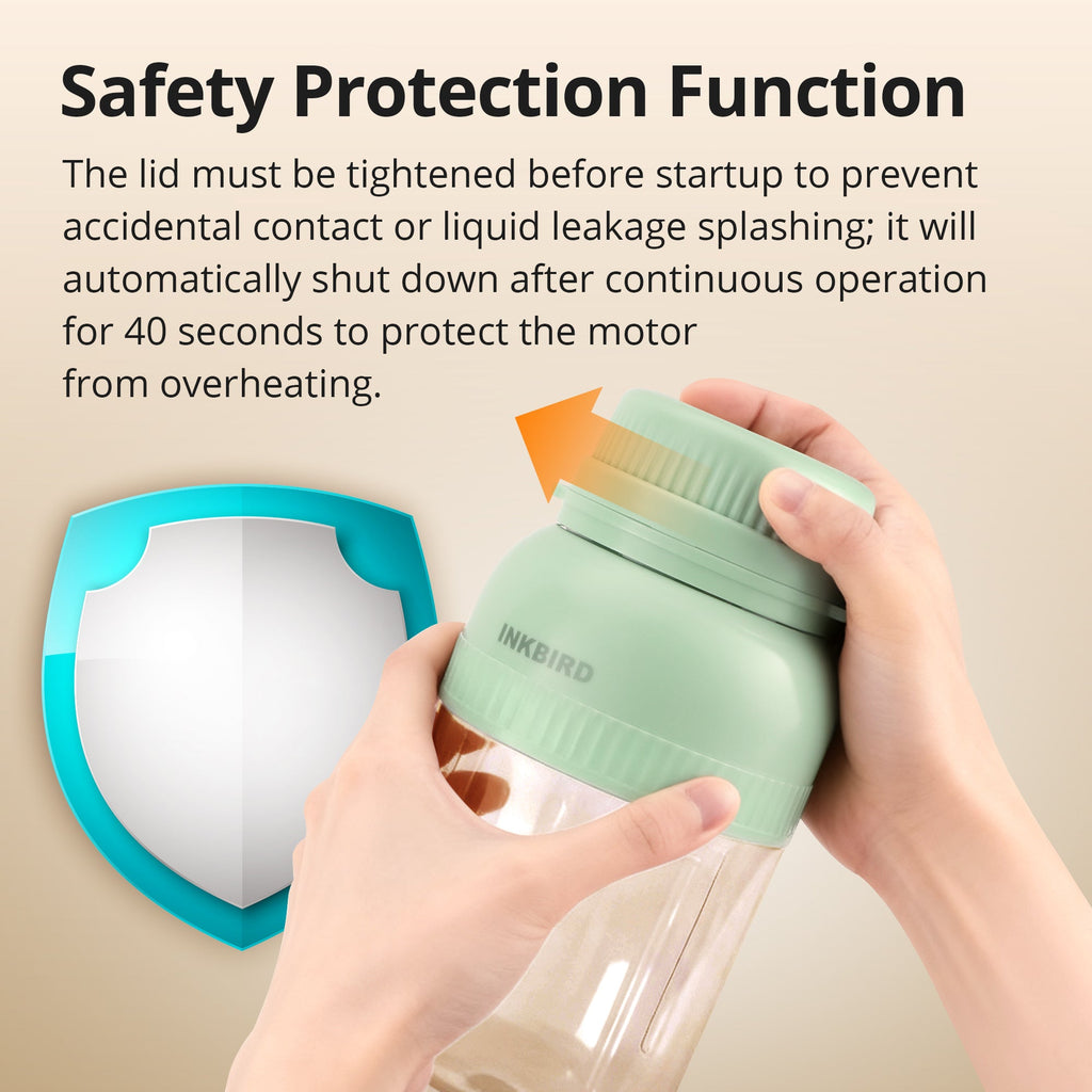 IPB-02 Portable Blender with Safety Protection Function
