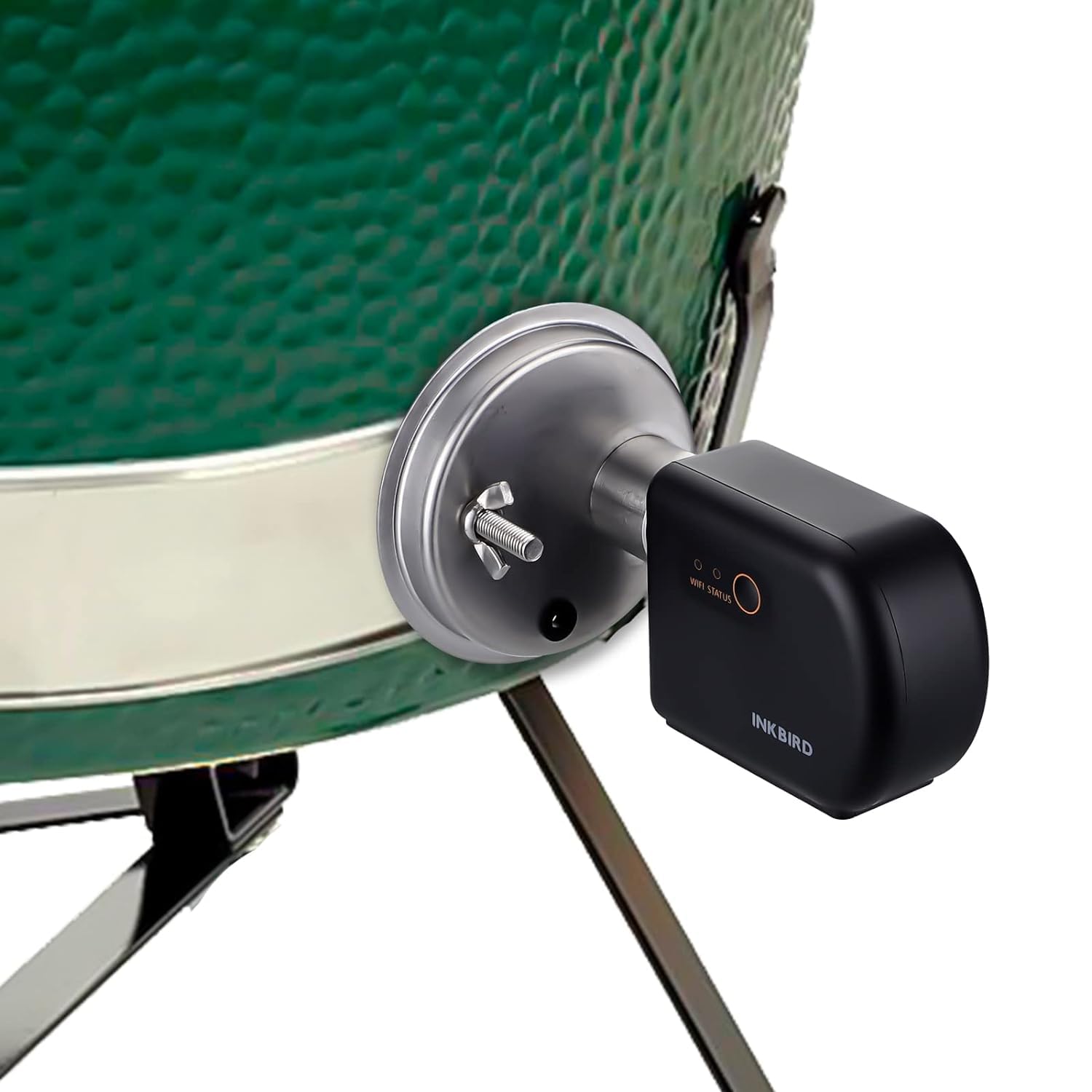 ISC-027BW on Smoker with Adapter