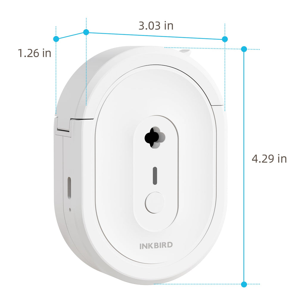 N12 Bluetooth Label Printer Dimension