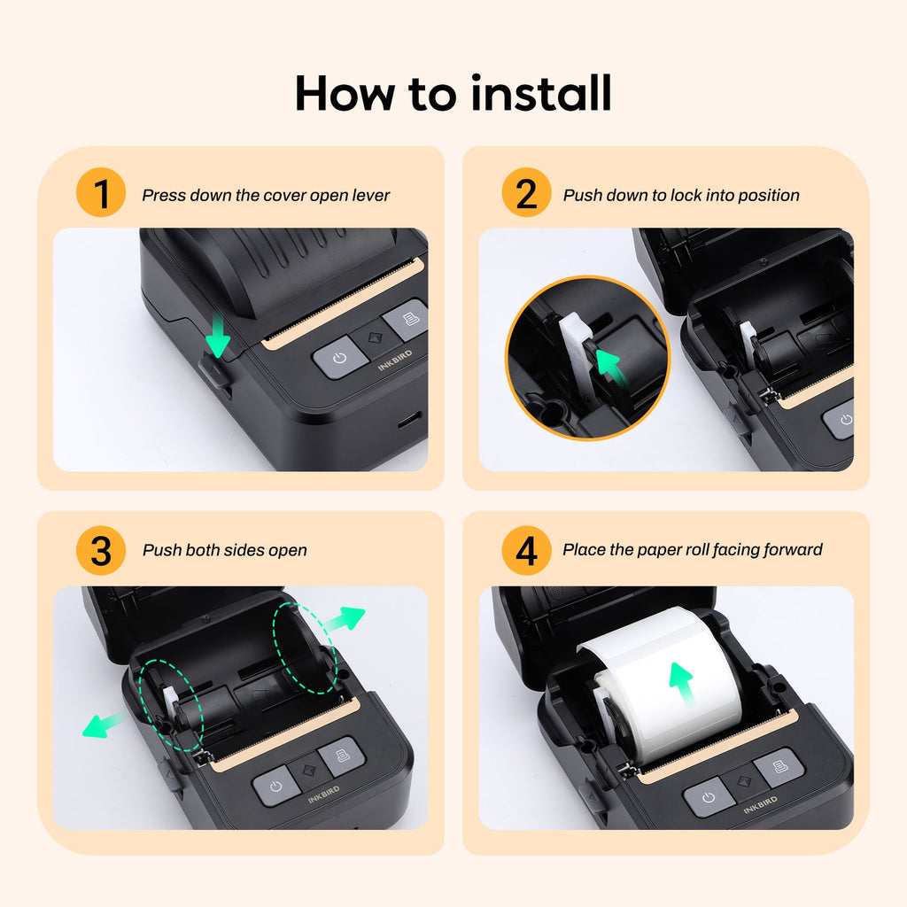 N20 Portable Label Printer Installation Instruction