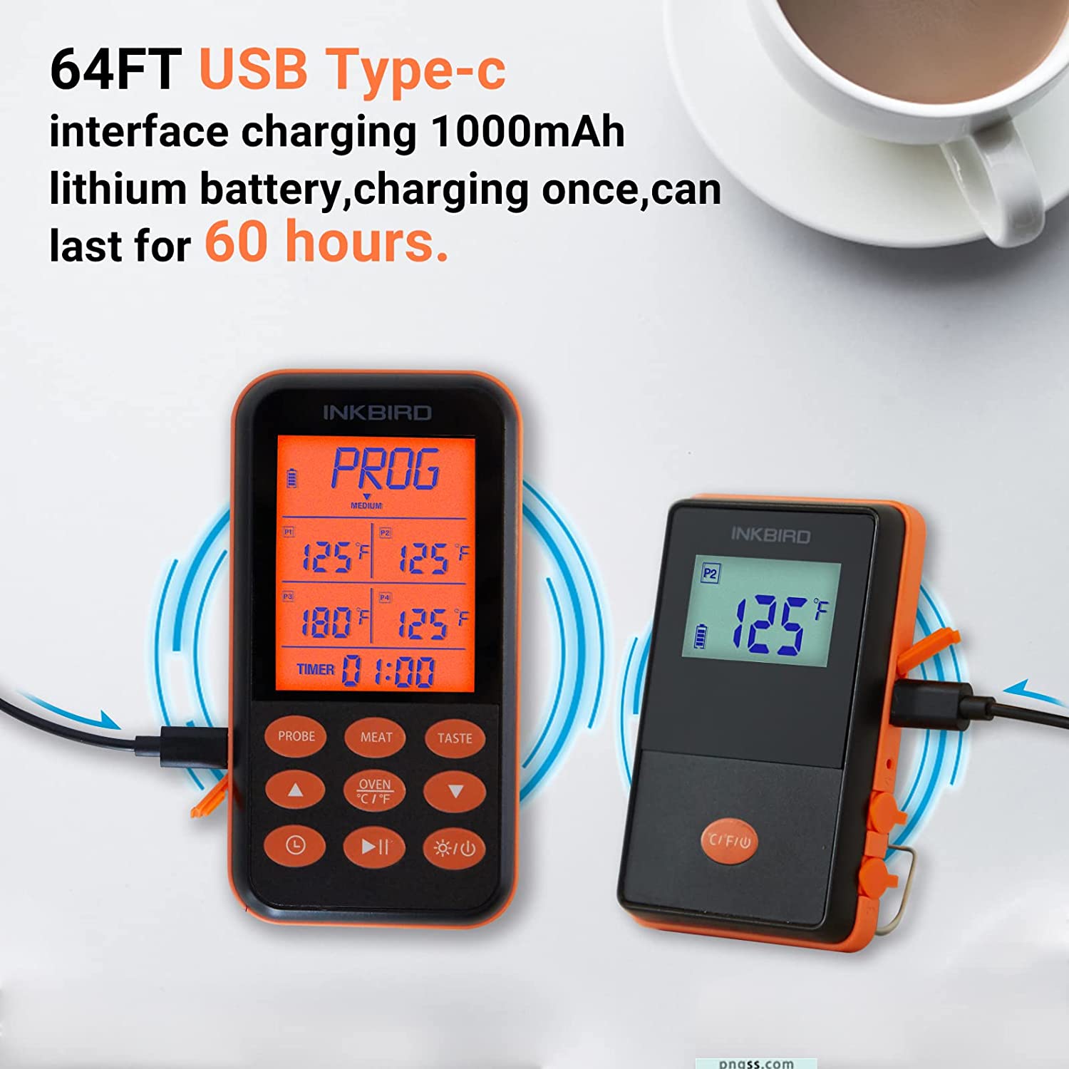 Remote BBQ Thermometer IRF - 4S - INKBIRD