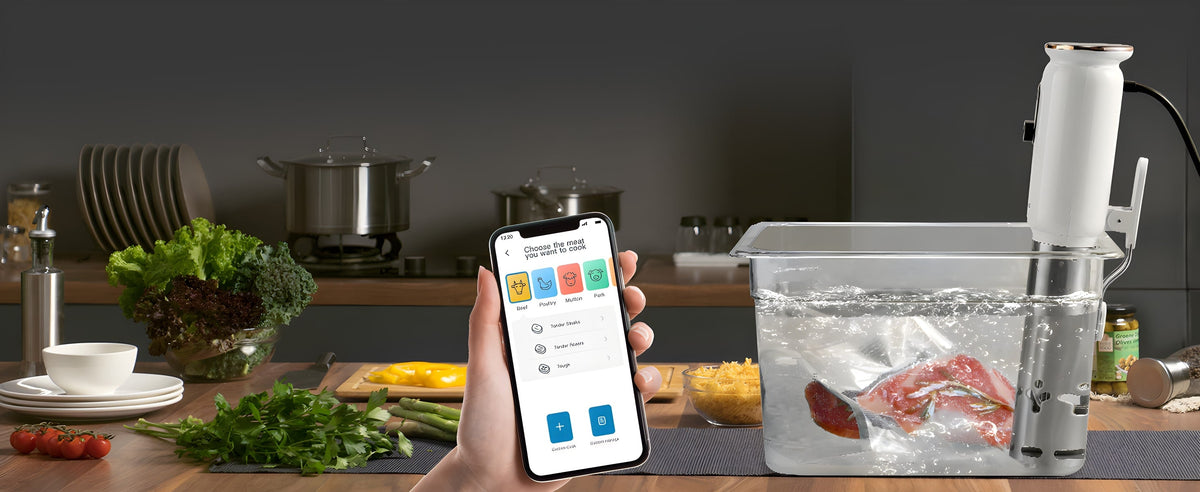 Remote Monitoring Sous Vide Cooking on Phone