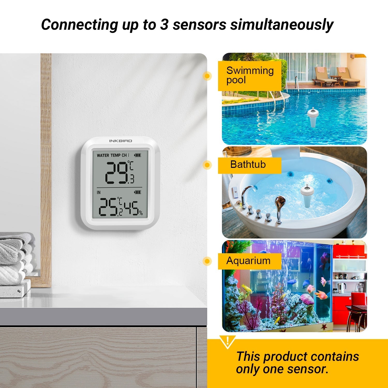 Remote Pool Thermometer Set IBS - P01R - INKBIRD