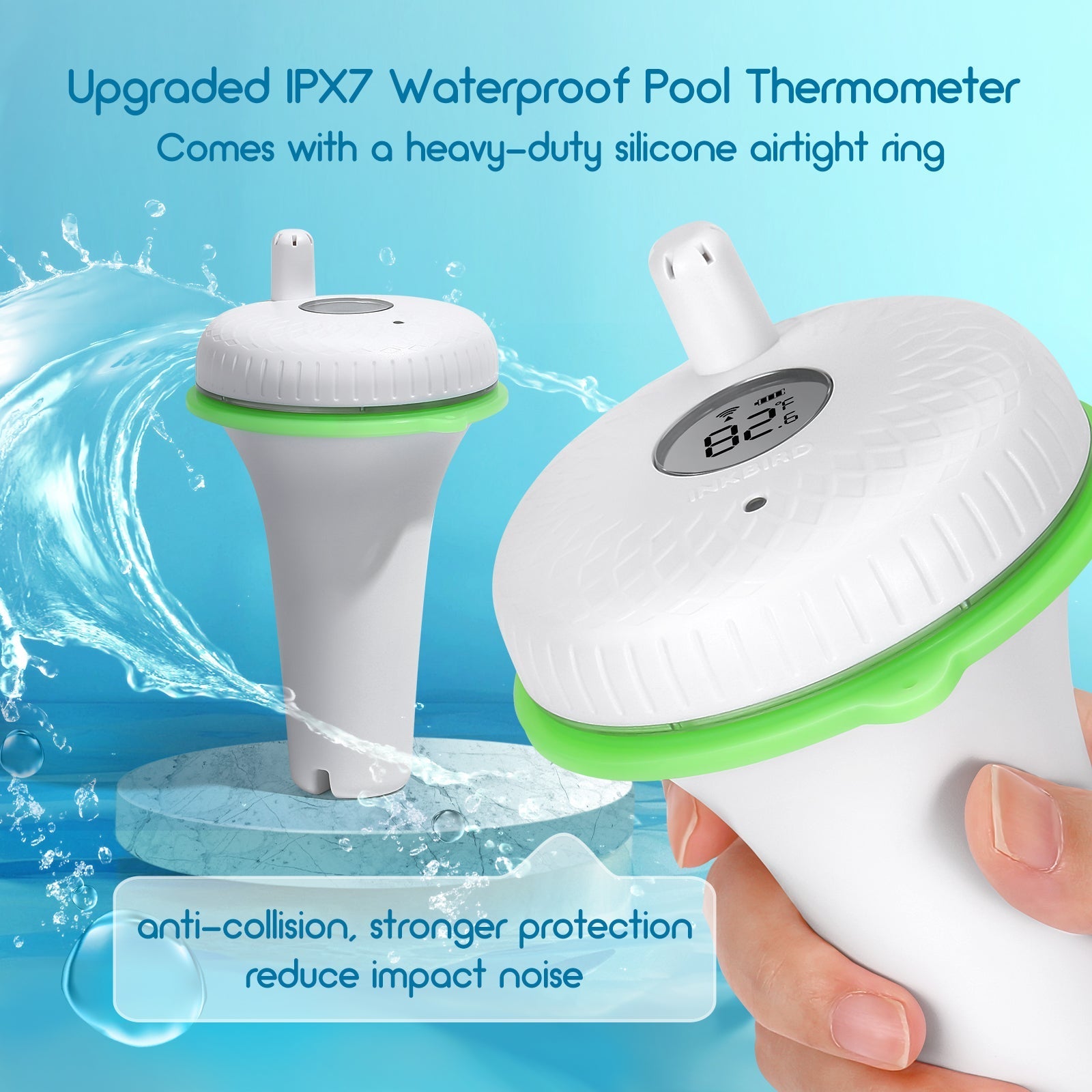 Remote Pool Thermometer Set IBS - P02R - INKBIRD