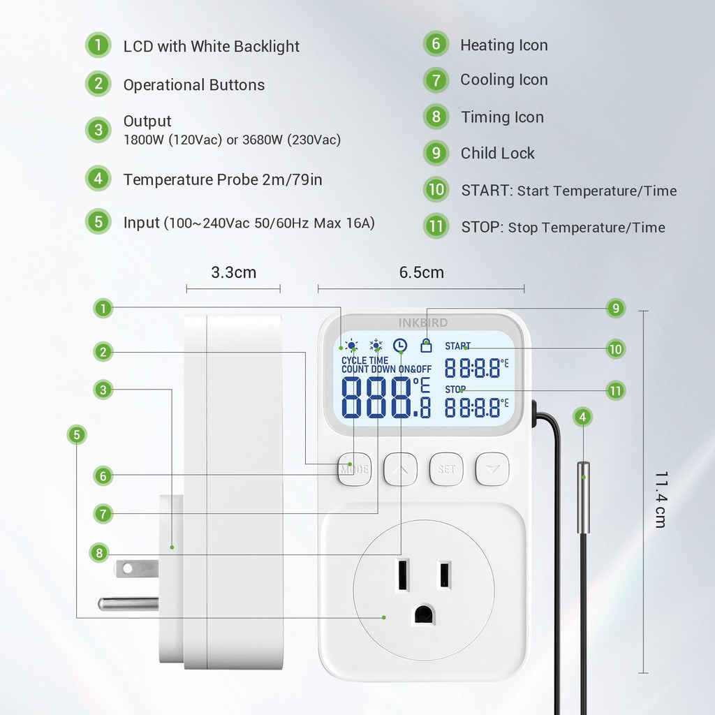 Temperature Controller C226T - INKBIRD