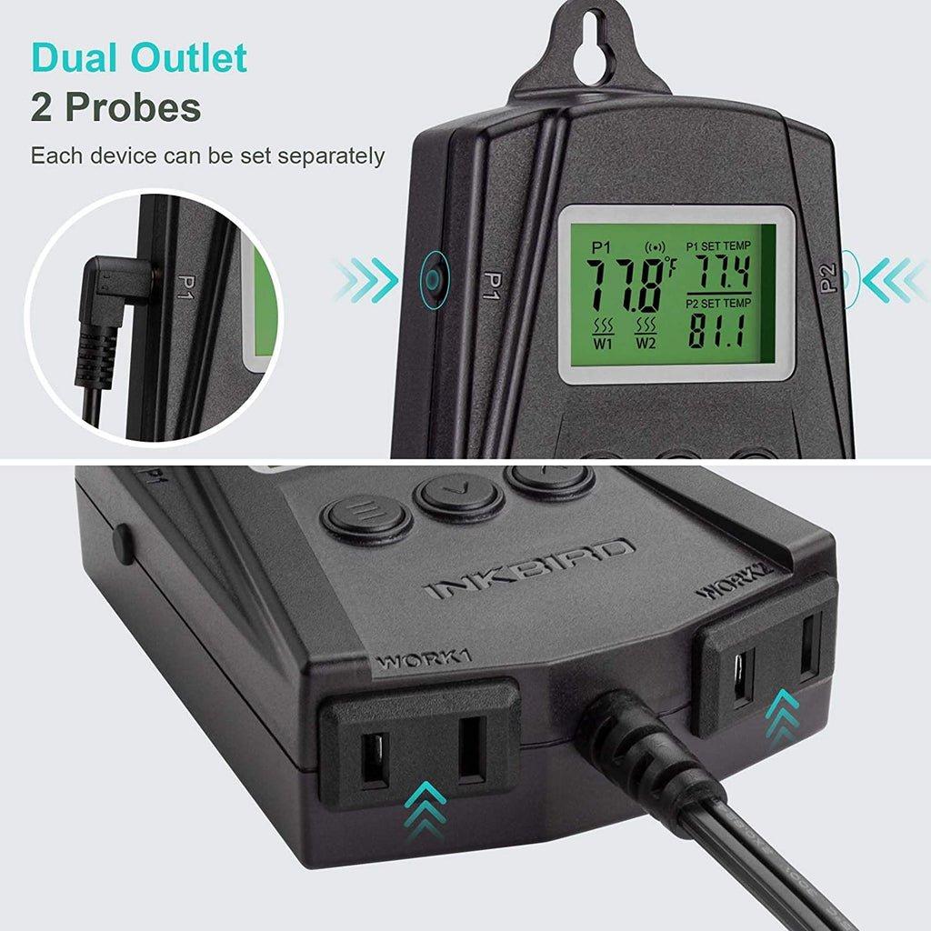 Temperature Controller IPT - 2CH - INKBIRD