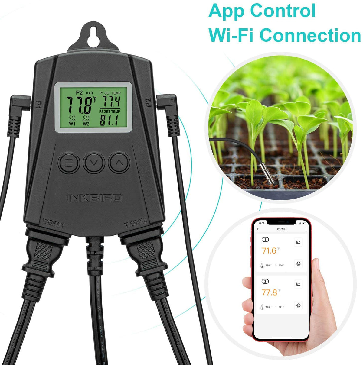 Temperature Controller IPT - 2CH - INKBIRD