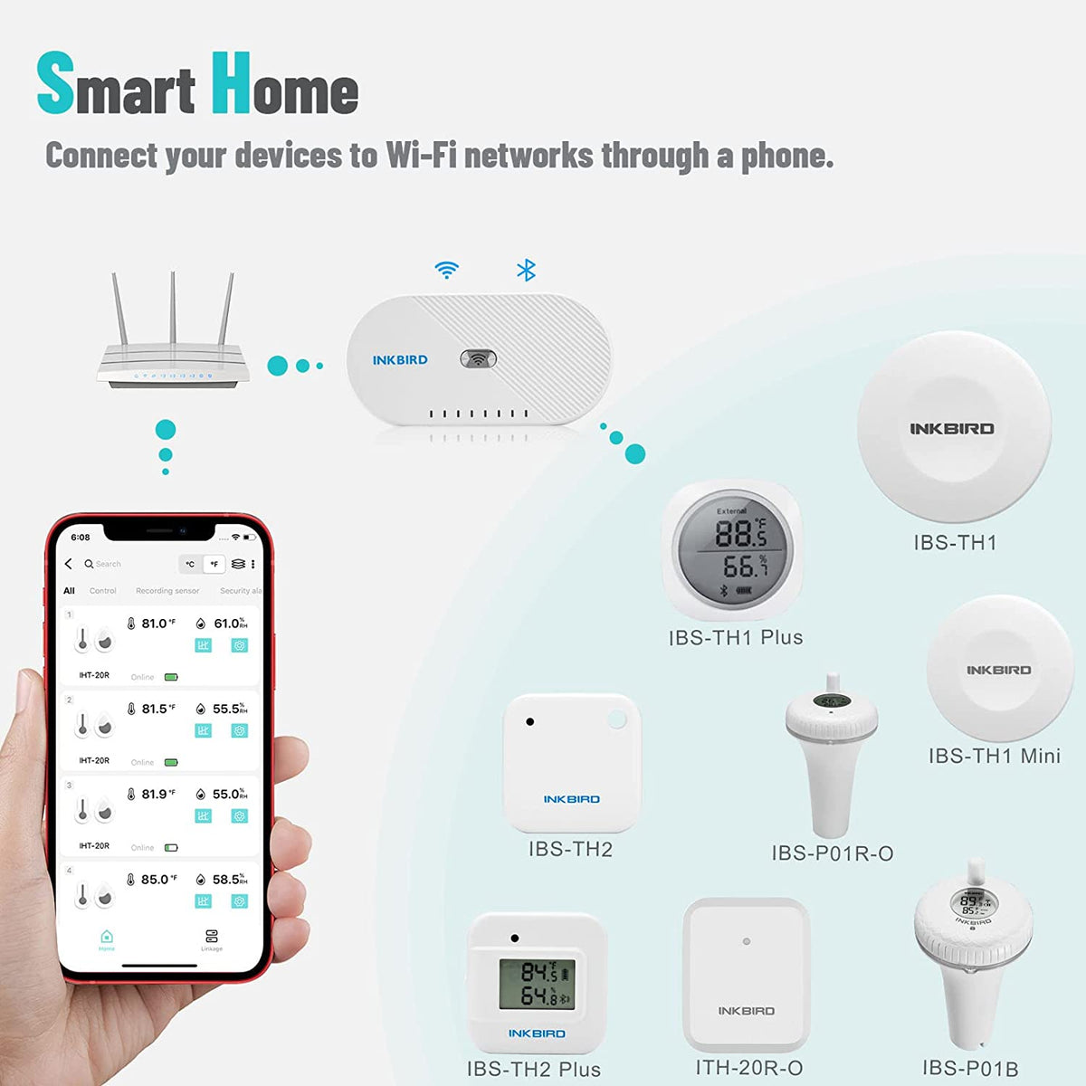 Wi - Fi Gateway IBS - M1 - INKBIRD