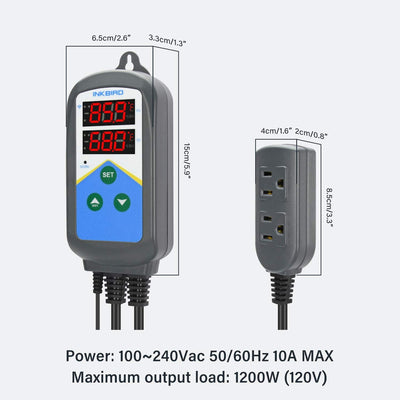 Wi - Fi Temperature Controller ITC - 306T - WIFI - INKBIRD