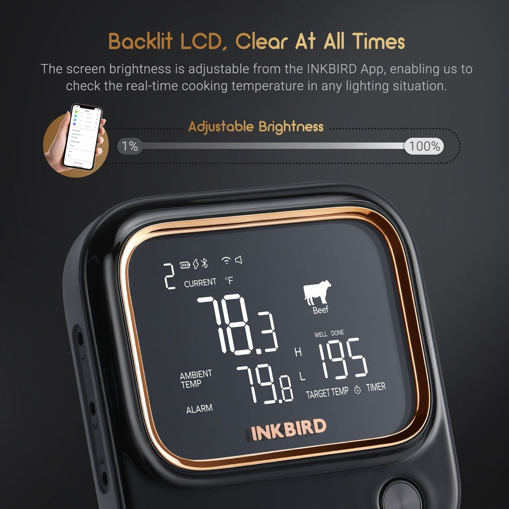 WiFi & Bluetooth BBQ Thermometer IBT - 26S - INKBIRD