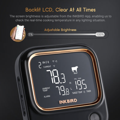 WiFi & Bluetooth BBQ Thermometer IBT - 26S - INKBIRD